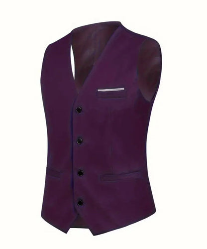 Purple Men's Casual 3PC Suit Set - WR268718 - SimonVon Shop