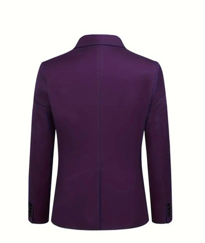 Purple Men's Casual 3PC Suit Set - WR268718 - SimonVon Shop