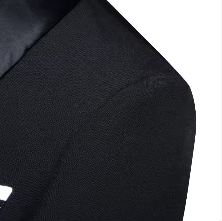 Simon Von Dress Party Black Suit Jacket Slim One Button Stylish Blazer - XX - 0044 - SimonVon Shop